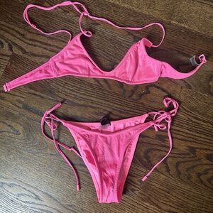 maia takes sparkle triangl bikini